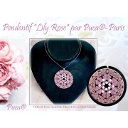 Minos® par Puca® 2.5x3 mm - Rose Opal Gold Splash x5g