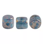 Minos® par Puca® 2.5x3 mm - Opaque Blue Turquoise Bronze x5g