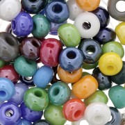 Preciosa Perles rocailles 3/0 5.6 mm - Mix Opaque Luster x20g|raw }}