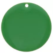 Sequin rond en métal et résine époxy 25 mm - Vert x1