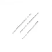 Clous tête plate 25x0.6 mm en Acier inox x10