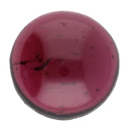 Cabochon rond 10 mm en pierre gemme - Grenat x1