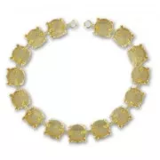 Bracelet sertis pour cabochons PureCrystal 1028/1088/1122 8 mm - Doré x1