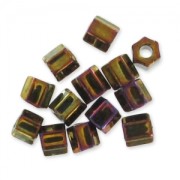 Rocaille Miyuki 8/0 Hex Cut 462 - Gold Iris Metallic x8g