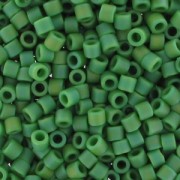 Miyuki Delica 10/0 DBM0877 - Mat Opaque Green AB x8g