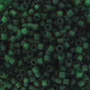 Miyuki Delica 11/0 DB0767 - Mat Transparent Dark Emerald x8g
