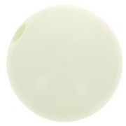 Perle en résine opaque 10 mm Mint x1