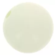 Perle en résine opaque 10 mm Mint x1