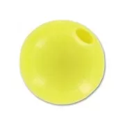 Perle en résine opaque 8 mm Jaune x1