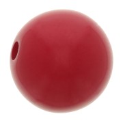 Perle en résine opaque 8 mm Rouge foncé x1|raw }}