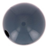 Perle en résine opaque 8 mm Bleu Anthracite x1|raw }}