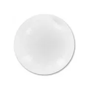 Perle en résine opaque 8 mm Blanc x1