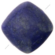 Perle plate carrée 8 mm en pierre gemme - Lapis lazuli x1|raw }}