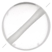 Perle plate ronde - palet - 8 mm en pierre gemme - Cristal de roche x1|raw }}