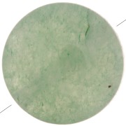 Perle plate ronde - palet - 8 mm en pierre gemme - Aventurine x1