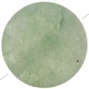 Perle plate ronde - palet - 8 mm en pierre gemme - Aventurine x1