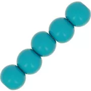 Perles en résine opaques 6 mm Indicolite x10