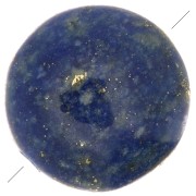 Perle plate ronde - palet - 8 mm en pierre gemme - Lapis lazuli x1|raw }}