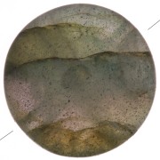 Perle plate ronde - palet - 8 mm en pierre gemme - Labradorite x1|raw }}