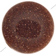 Perle plate ronde - palet - 8 mm en Gold Stone - Imitation Pierre de soleil x1