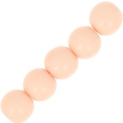 Perles en résine opaques 6 mm Light Peach x10|raw }}