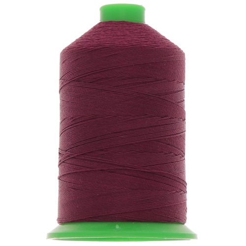 Fil en polyester Vega taille 30 - Bordeaux n°415 x450m