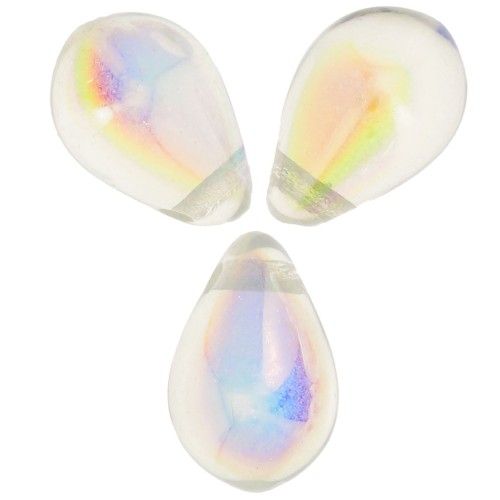 Gouttes 6x9 mm Crystal AB x25