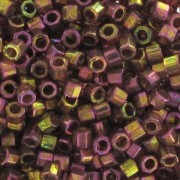 Miyuki Delica 10/0 Hex Cut DBMC0103 - Dark Topaz Rainb Gold Luste x8gr|raw }}