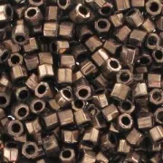 Miyuki Delica 10/0 Hex Cut DBMC0022 - Met Dark Bronze x8gr