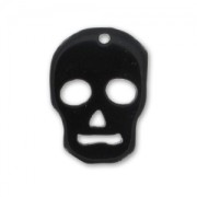 Pendentif Tête de mort 23 mm Jet x1