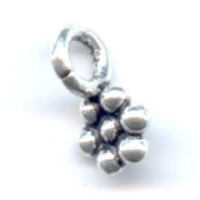 Petites breloques 8 mm en Argent 925 x10
