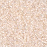 Miyuki Delica 11/0 DB0052 - Pale Peach Lined Crystal AB x8g|raw }}