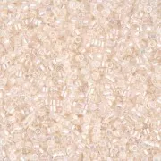 Miyuki Delica 11/0 DB0052 - Pale Peach Lined Crystal AB x8g