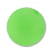 Perle ronde Polaris Dépolie 12 mm Vert Fluo x1