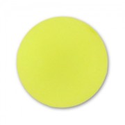 Perle ronde Polaris Dépolie 12 mm Jaune Fluo x1