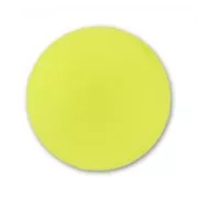 Perle ronde Polaris Dépolie 12 mm Jaune Fluo x1