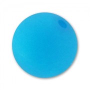 Perle ronde Polaris Dépolie 12 mm Bleu Fluo x1|raw }}