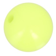 Perle en résine opaque 10 mm Jaune Fluo x1|raw }}