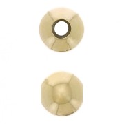 Perle stoppeur 6 mm avec un trou de 2 mm - Argent 925 Doré à l'or fin x1|raw }}