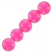 Perles nacrées PureCrystal 5810 8 mm Neon Pink Pearl x5