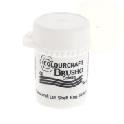 Pigment en poudre aquarellable Brusho Colours - White x15g