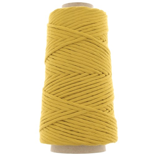 Bobine de cordon en coton pour macramé Cotton Suprême 3XL peigné - Pistache x75m