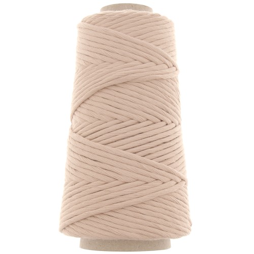 Bobine de cordon en coton pour macramé Cotton Suprême 3XL peigné - Blush x75m