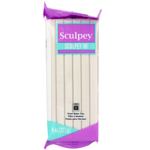 Pâte Sculpey III 227gr - Nacre (n°1101)