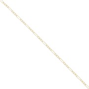 Chaîne maille Rectangle alternée Forçat 1.7 mm en Gold filled (or laminé) x50cm|raw }}