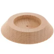 Support en bois brut à décorer par Puca® - James - pour pique-aiguille - 55 mm x1