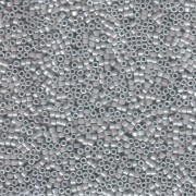 Miyuki Delica 11/0 DB1538 - Opaque Light Smoke Ceylon x8g