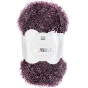 Creative Bubble - Fil à crocheter pour éponge tawashi - Mauve x50g