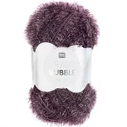Creative Bubble - Fil à crocheter pour éponge tawashi - Mauve x50g