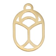 Breloque Scarabée évidé 11x7 mm exclu Perles & Co - Gold filled (or laminé) x1